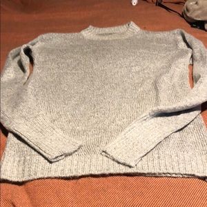 NWOT grey sweater fits like M/L